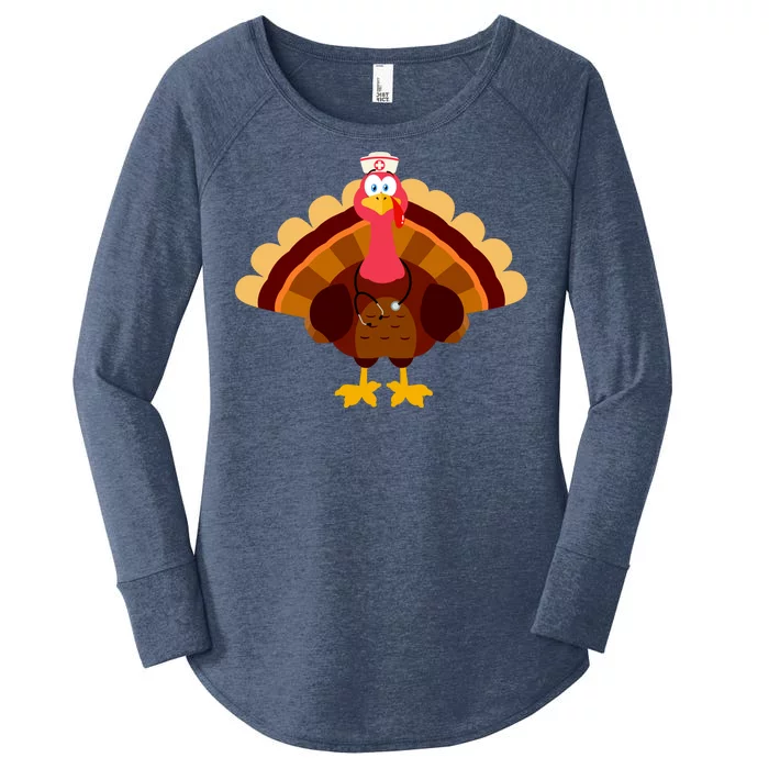 Turkey Nurse Women's Perfect Tri Tunic Long Sleeve Shirt