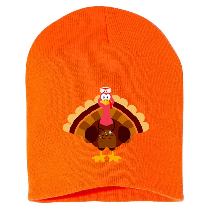 Turkey Nurse Short Acrylic Beanie