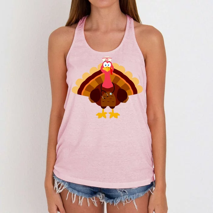 Turkey Nurse Women's Knotted Racerback Tank