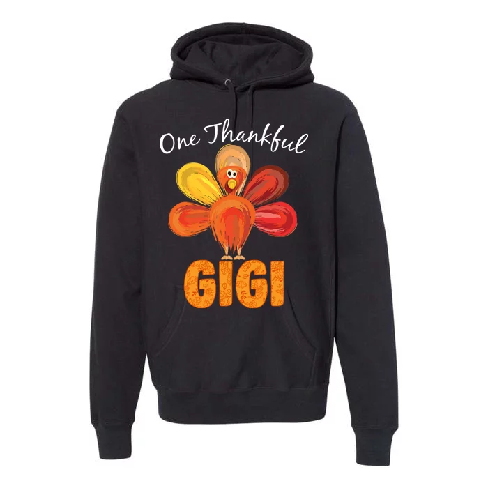 Turkey One Thankful Gigi Premium Hoodie