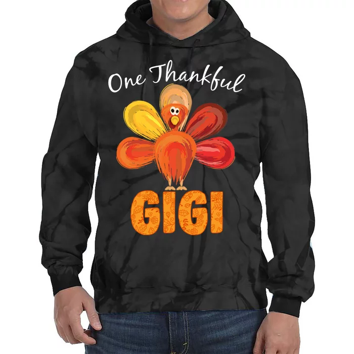 Turkey One Thankful Gigi Tie Dye Hoodie