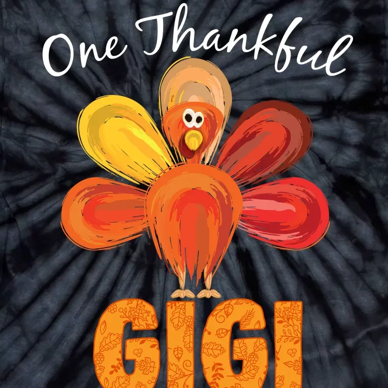 Turkey One Thankful Gigi Tie-Dye T-Shirt