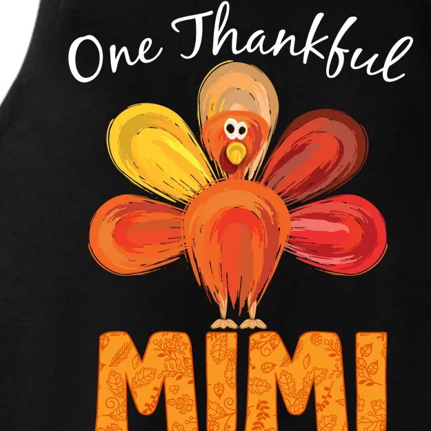 Turkey One Thankful Mimi Ladies Tri-Blend Wicking Tank