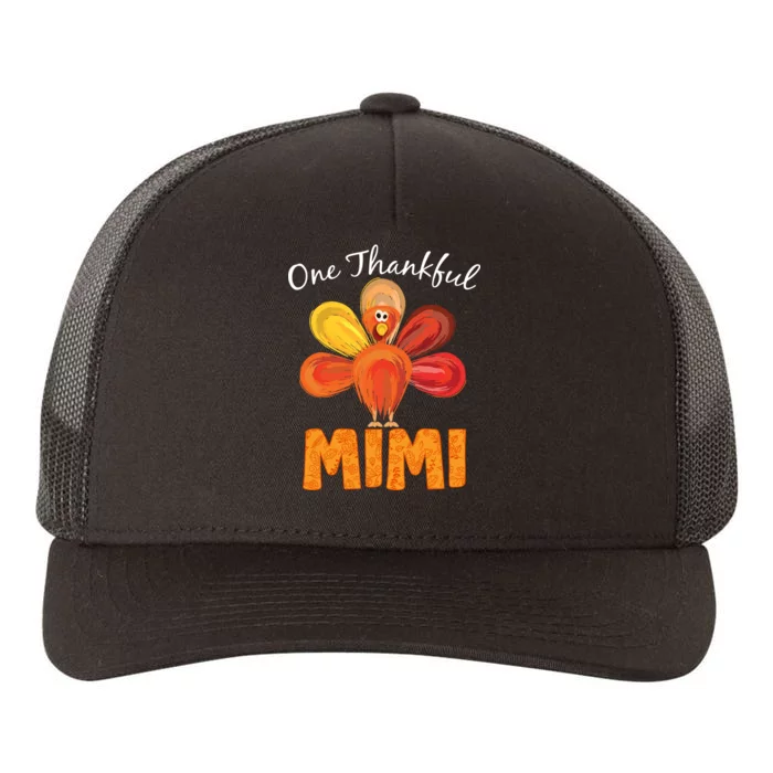 Turkey One Thankful Mimi Yupoong Adult 5-Panel Trucker Hat