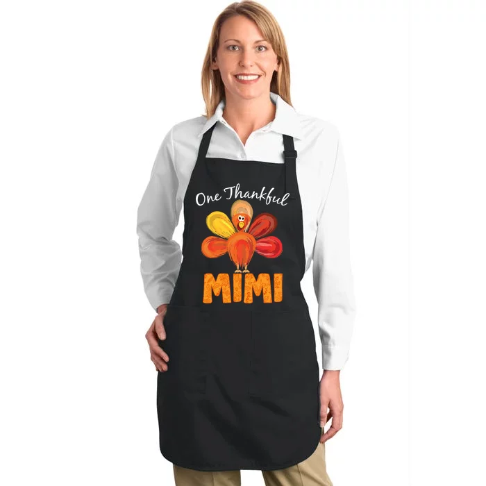 Turkey One Thankful Mimi Full-Length Apron With Pocket