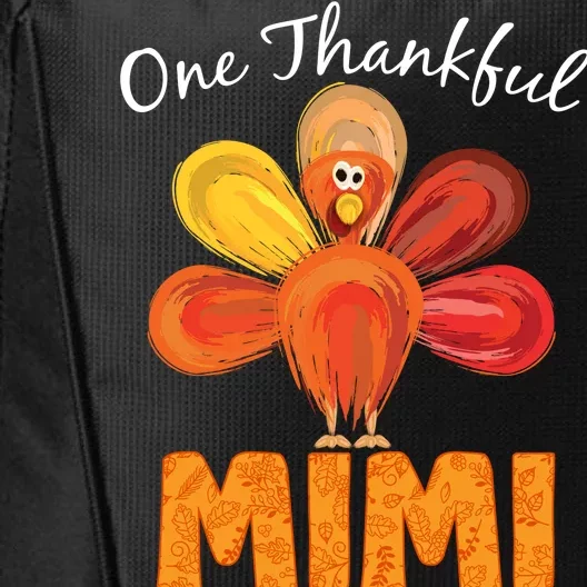 Turkey One Thankful Mimi City Backpack