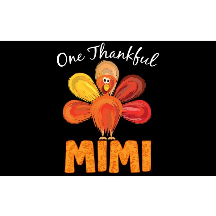 Turkey One Thankful Mimi Bumper Sticker