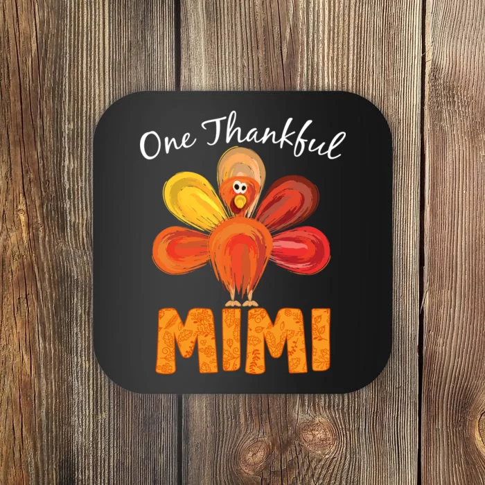 Turkey One Thankful Mimi Coaster