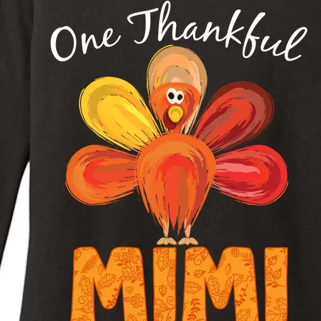 Turkey One Thankful Mimi Womens CVC Long Sleeve Shirt