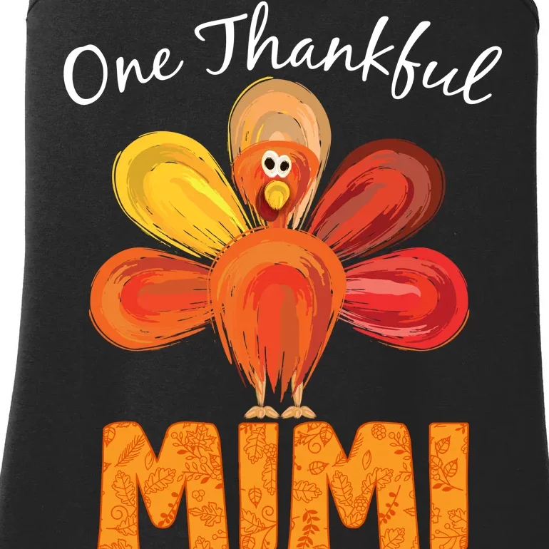 Turkey One Thankful Mimi Ladies Essential Tank