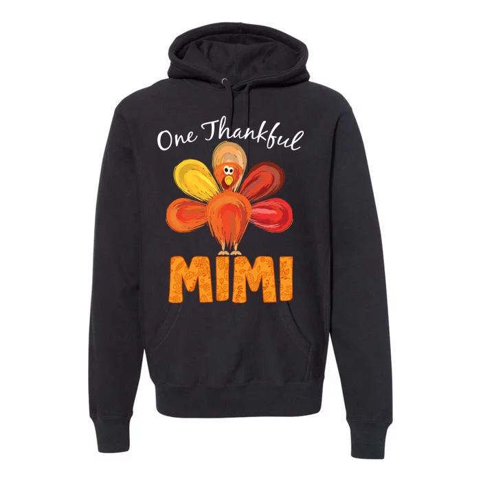 Turkey One Thankful Mimi Premium Hoodie