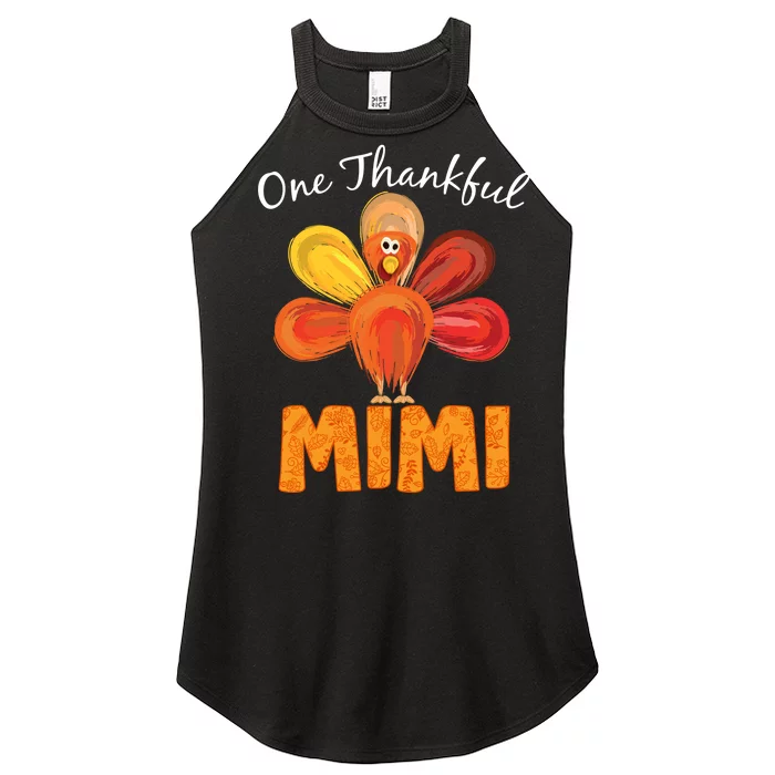 Turkey One Thankful Mimi Women’s Perfect Tri Rocker Tank