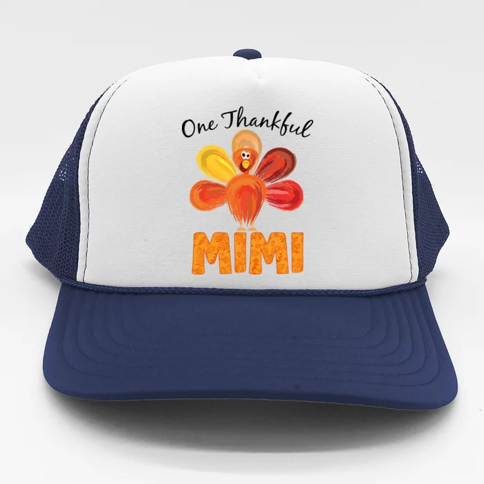 Turkey One Thankful Mimi Trucker Hat