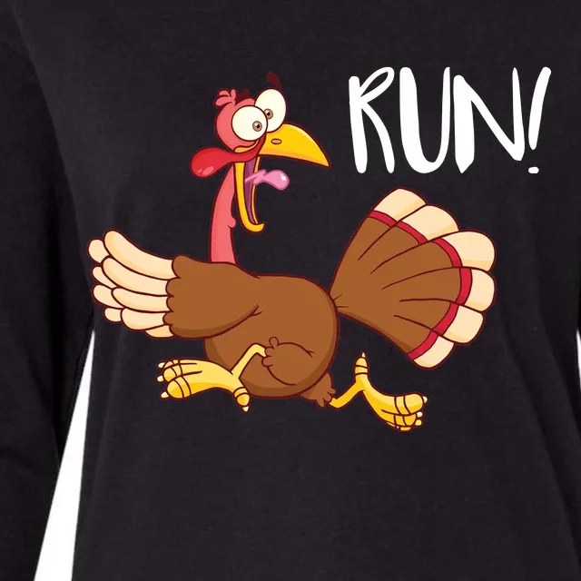 Turkey Run Womens Cotton Relaxed Long Sleeve T-Shirt