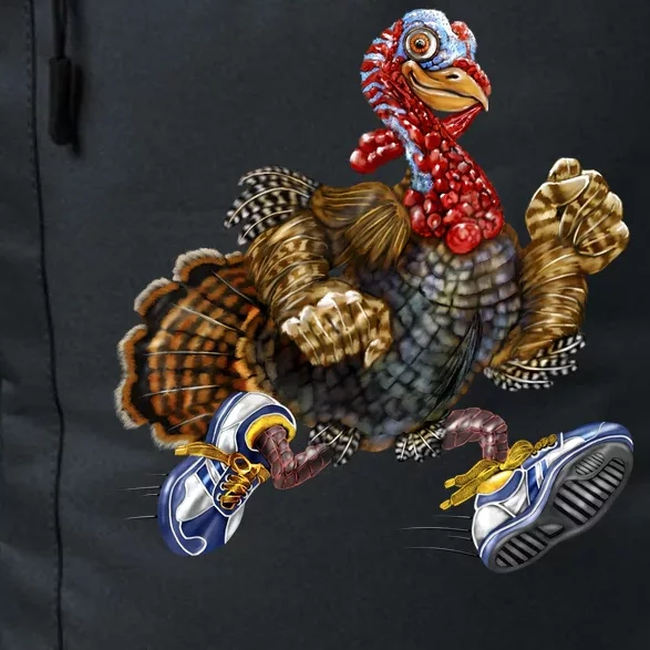 Turkey Running In Action Thanksgiving Daily Commute Backpack