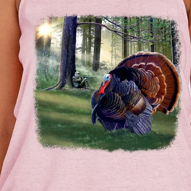 Turkey Time Women's Knotted Racerback Tank