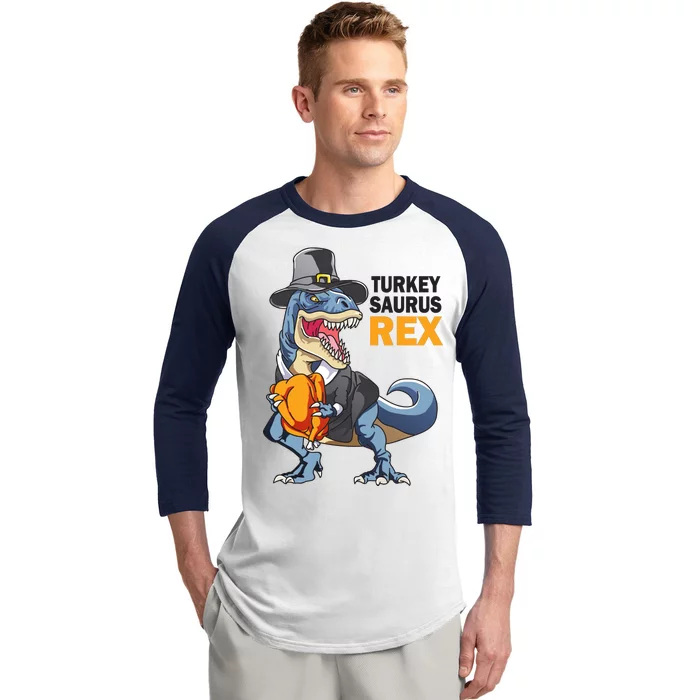 Turkeysaurus Rex Baseball Sleeve Shirt