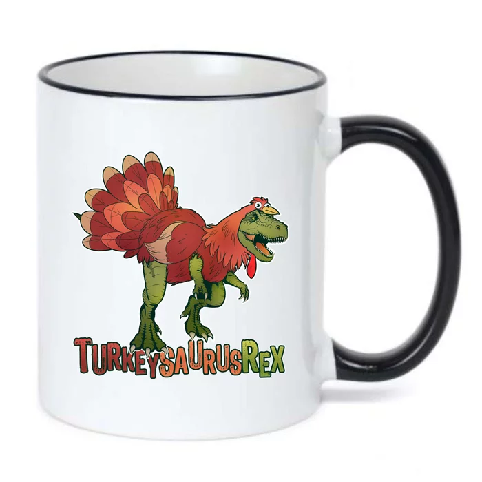 Turkeysaurus Rex Costume Black Color Changing Mug