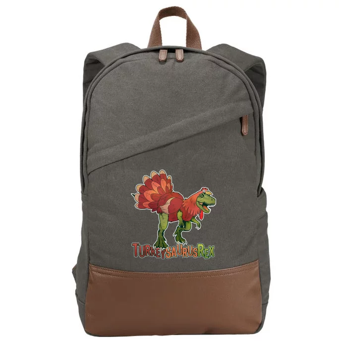 Turkeysaurus Rex Costume Cotton Canvas Backpack