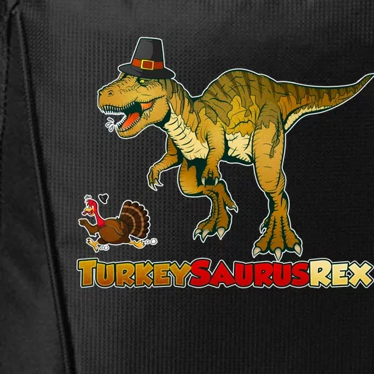 Turkeysaurus Rex T-Rex Thanksgiving City Backpack