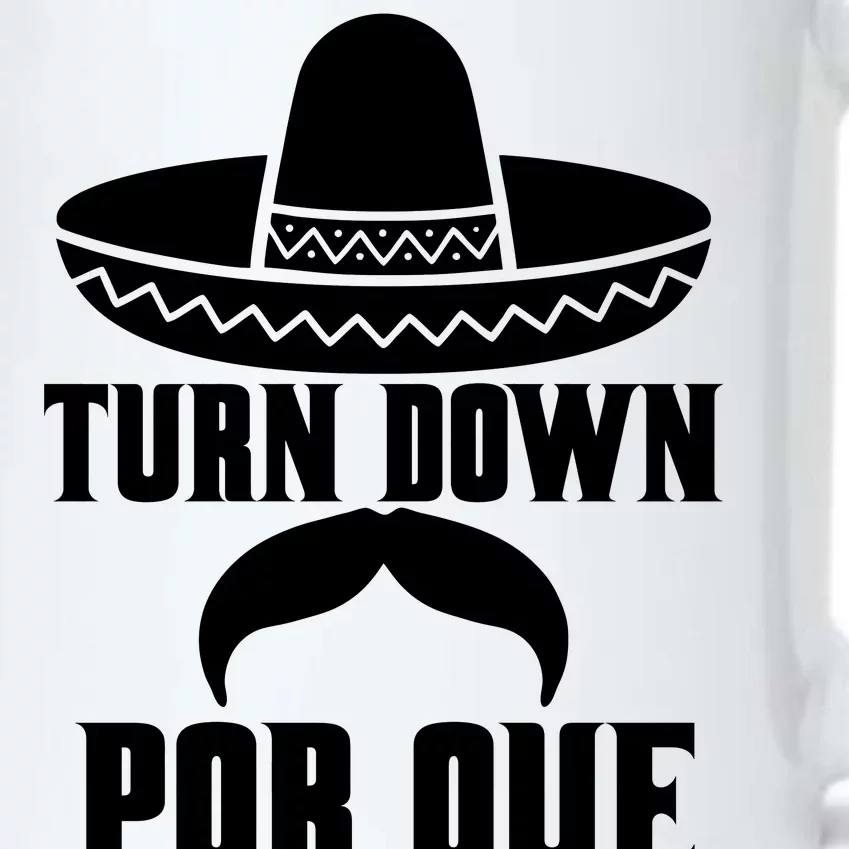 Turn Down Por Que Funny Cinco De Mayo Black Color Changing Mug