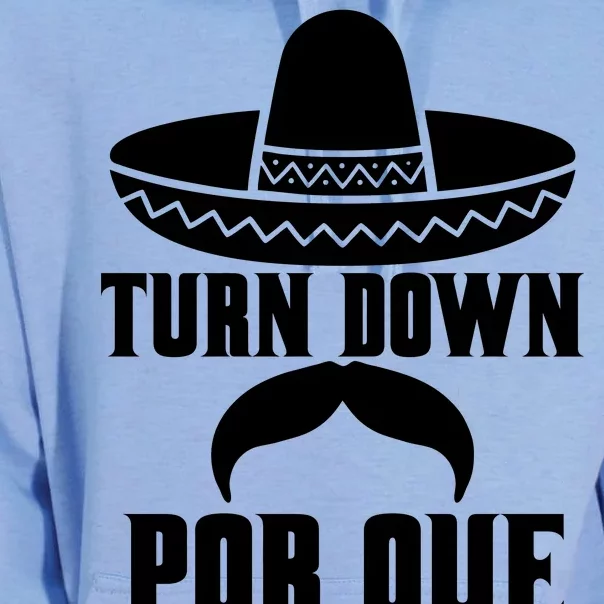 Turn Down Por Que Funny Cinco De Mayo Unisex Surf Hoodie