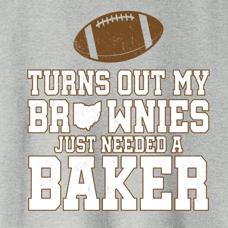 Turns Out My Brownies Just Needed A Baker Women's Crop Top Tee