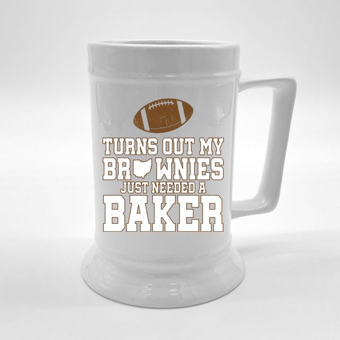 Turns Out My Brownies Just Needed A Baker Front & Back Beer Stein