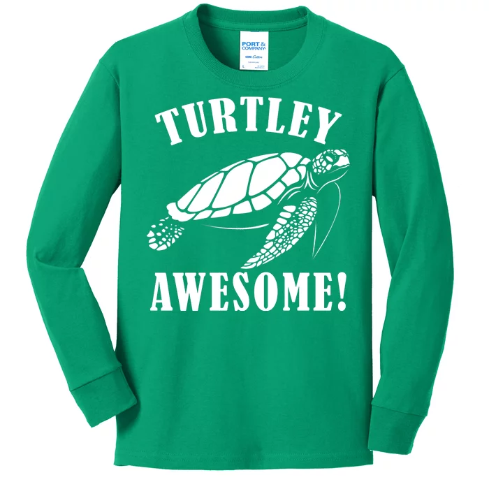 Turtley Awesome Kids Long Sleeve Shirt