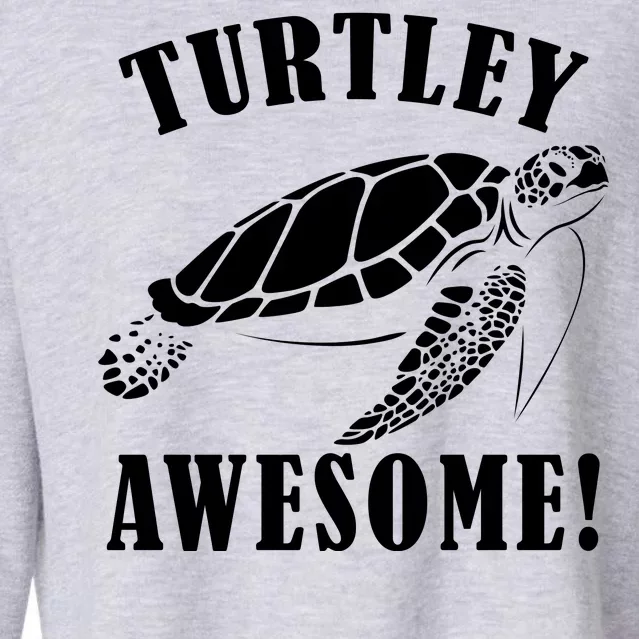 Turtley Awesome Cropped Pullover Crew