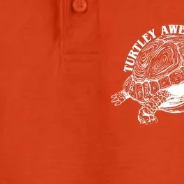 Turtley Awesome Cute Funny Turtle Meme Dry Zone Grid Performance Polo