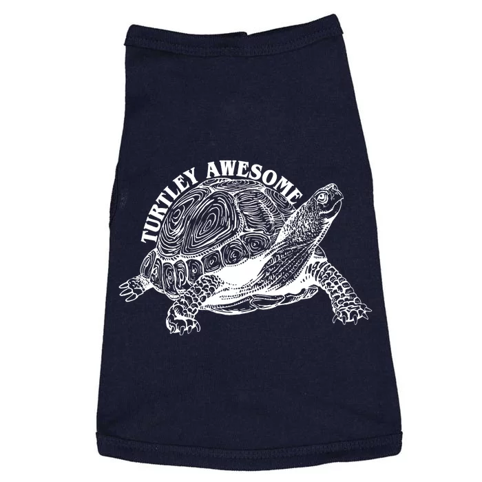 Turtley Awesome Cute Funny Turtle Meme Doggie Tank