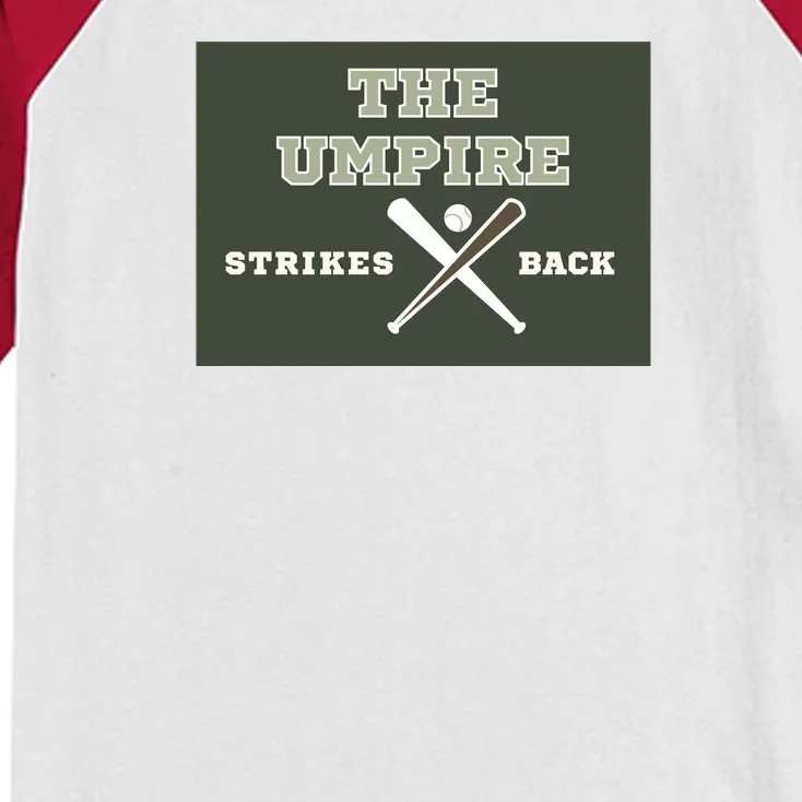 The Umpire Strikes Back Kids Colorblock Raglan Jersey