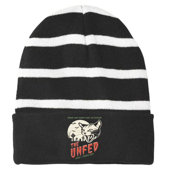 The Unfed – Since 2 Hours Ago! Striped Beanie with Solid Band