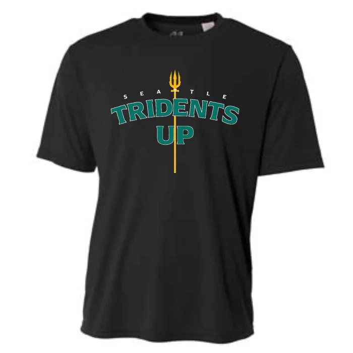 Tridents Up Seattle Baseball Cooling Performance Crew T-Shirt