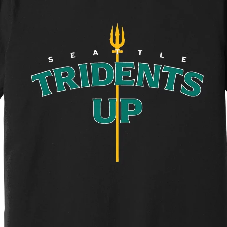 Tridents Up Seattle Baseball Premium T-Shirt