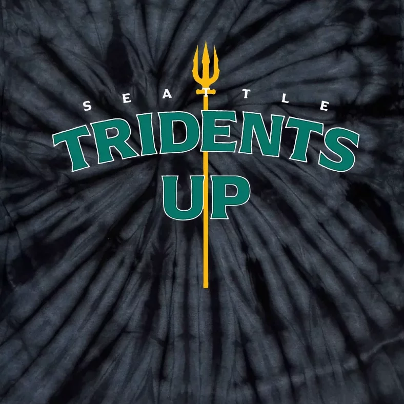 Tridents Up Seattle Baseball Tie-Dye T-Shirt