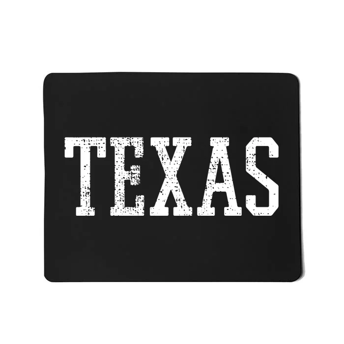 Texas Us State Country Traveler Mousepad