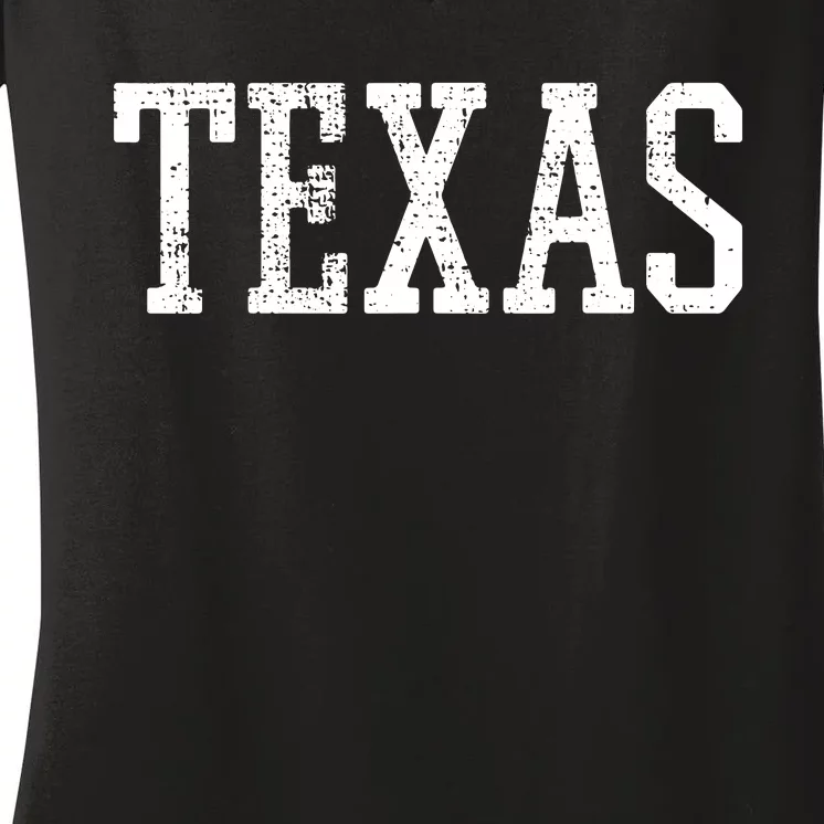 Texas Us State Country Traveler Women's V-Neck T-Shirt