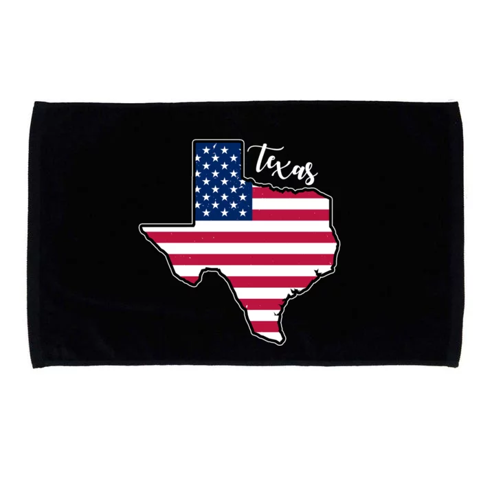 Texas United States Map Microfiber Hand Towel