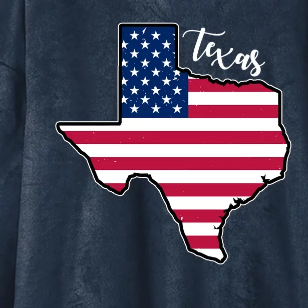 Texas United States Map Hooded Wearable Blanket