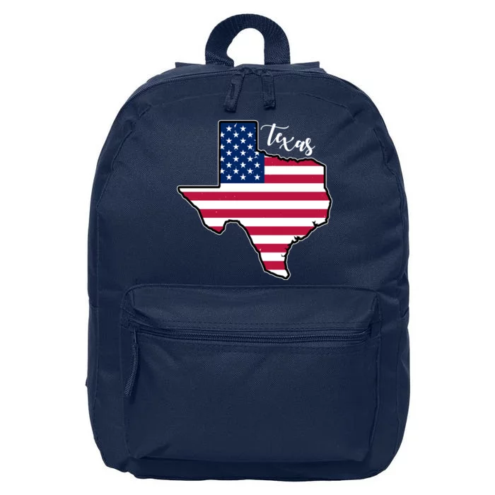 Texas United States Map 16 in Basic Backpack