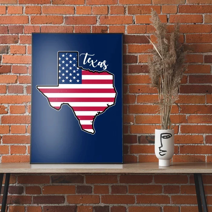 Texas United States Map Poster