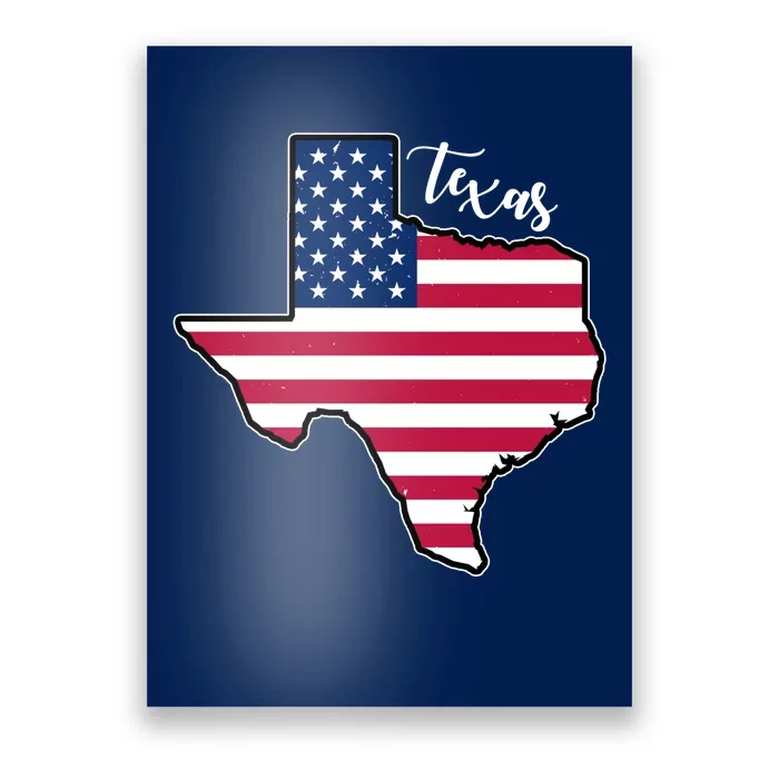 Texas United States Map Poster