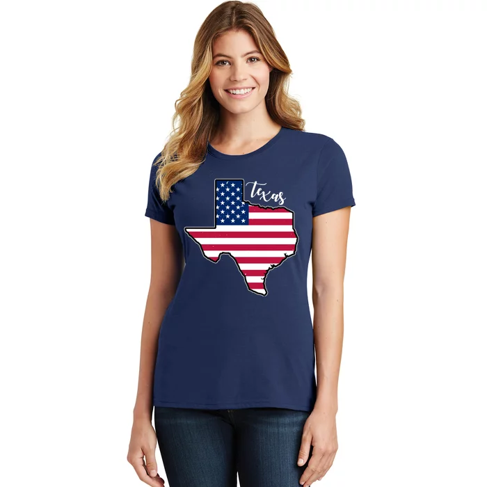 Texas United States Map Women's T-Shirt