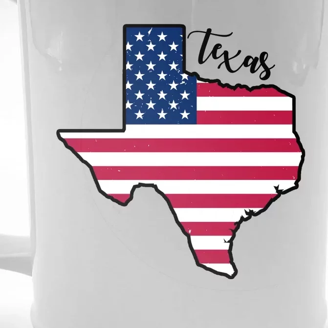 Texas United States Map Front & Back Beer Stein