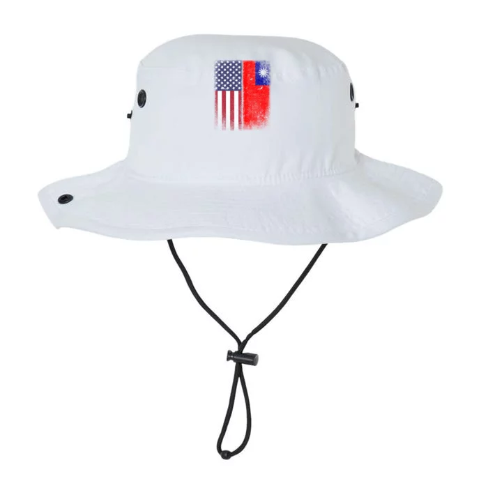 Taiwan Usa Taiwanese American Flag Pride Gift Legacy Cool Fit Booney Bucket Hat