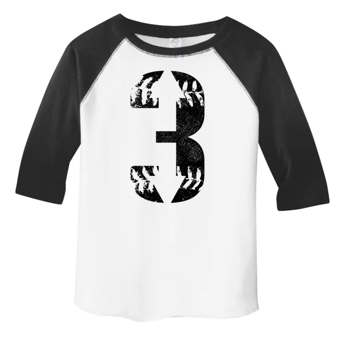 Three Up Three Down Baseball Fan Funny Gift Toddler Fine Jersey T-Shirt