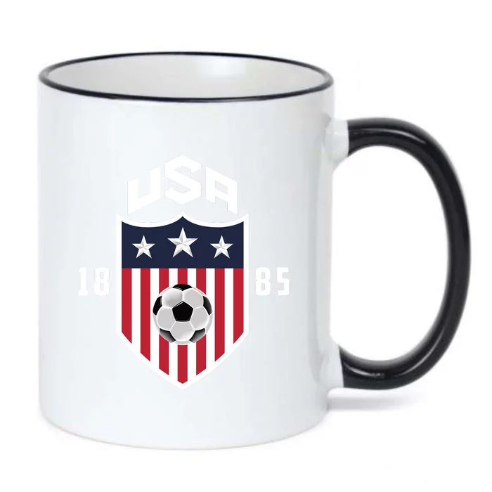 USA Soccer Team 1885 American US Soccer Team Fan Black Color Changing Mug