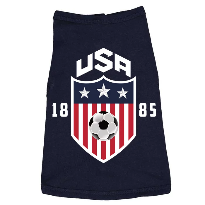 USA Soccer Team 1885 American US Soccer Team Fan Doggie Tank